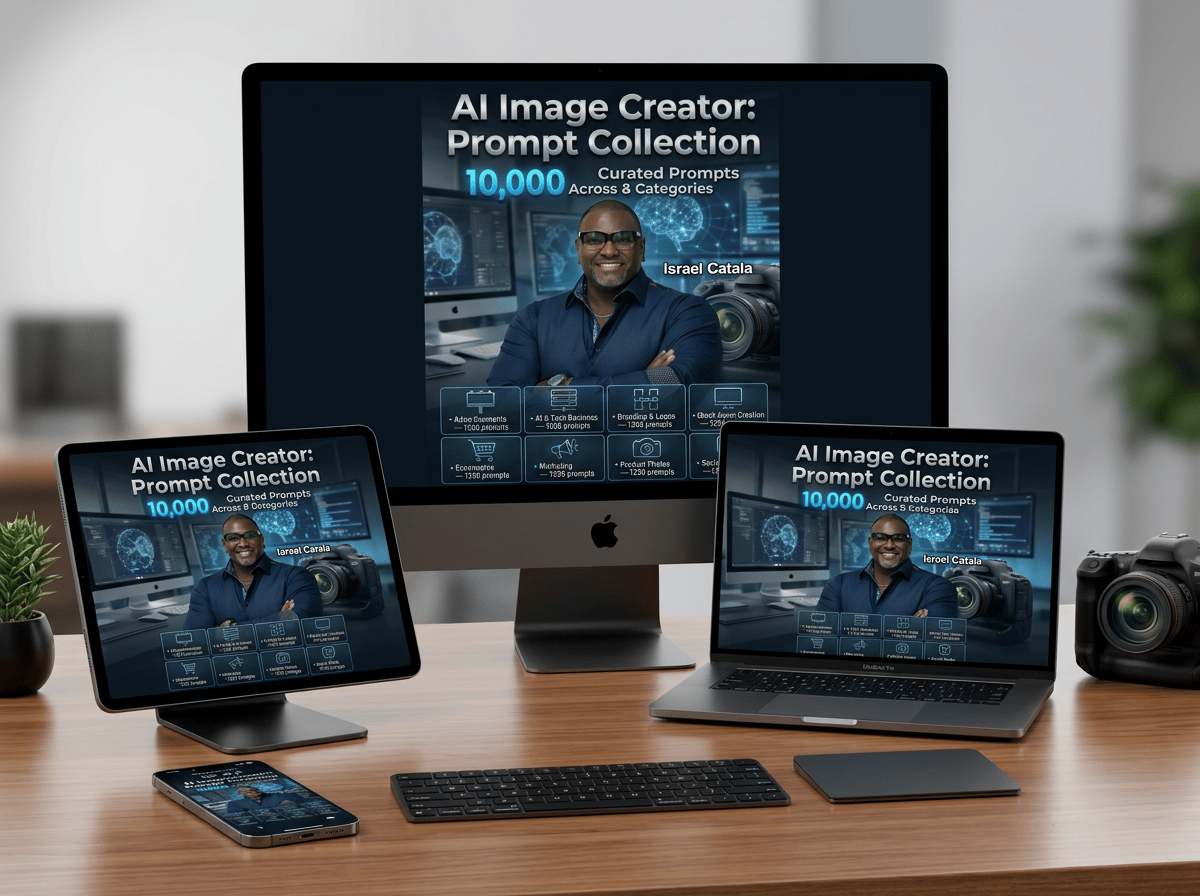 AI Image Creator 10,000 Prompts Collection cover