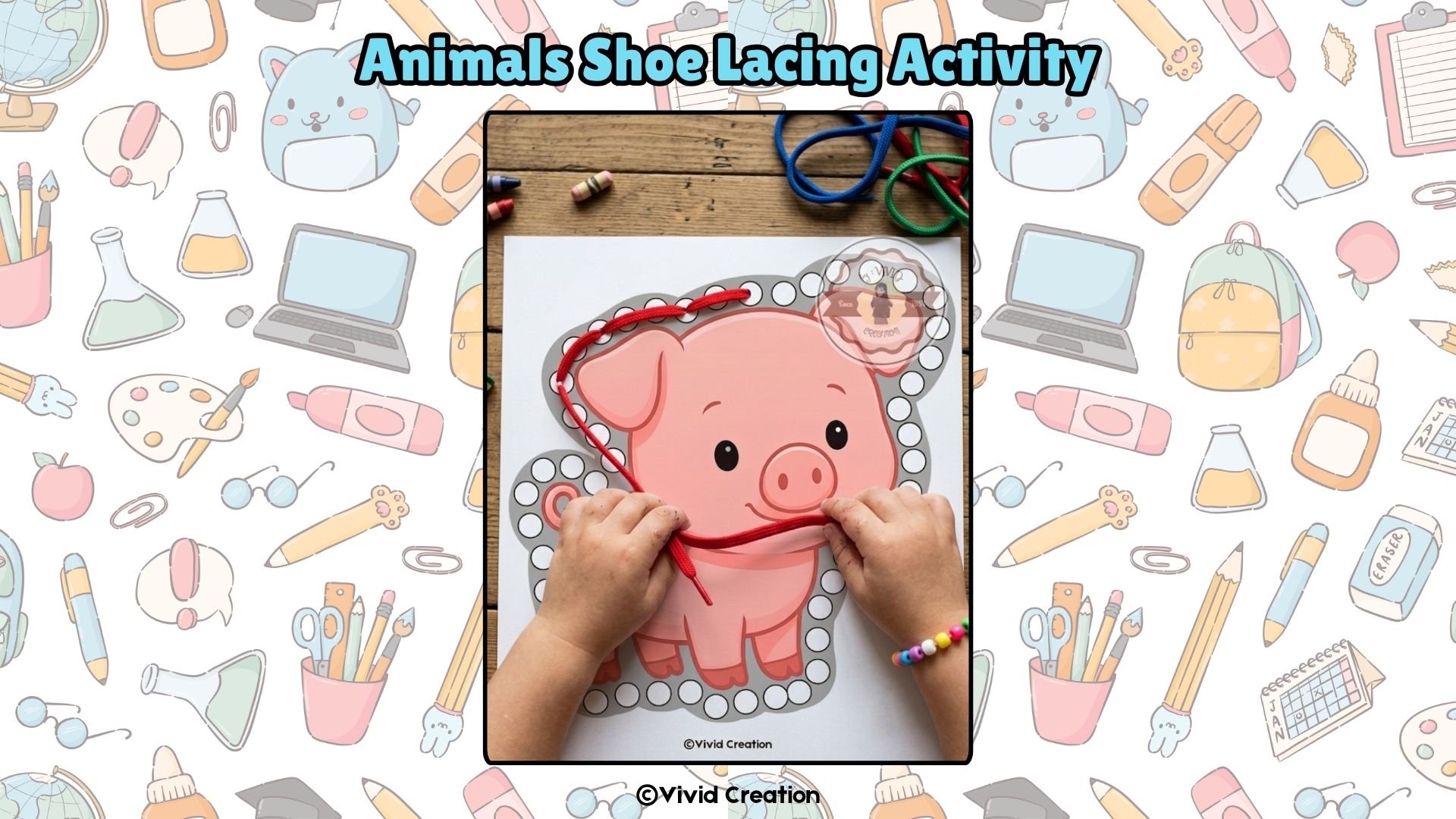 Animals Shoe Lacing Activity - Payhip