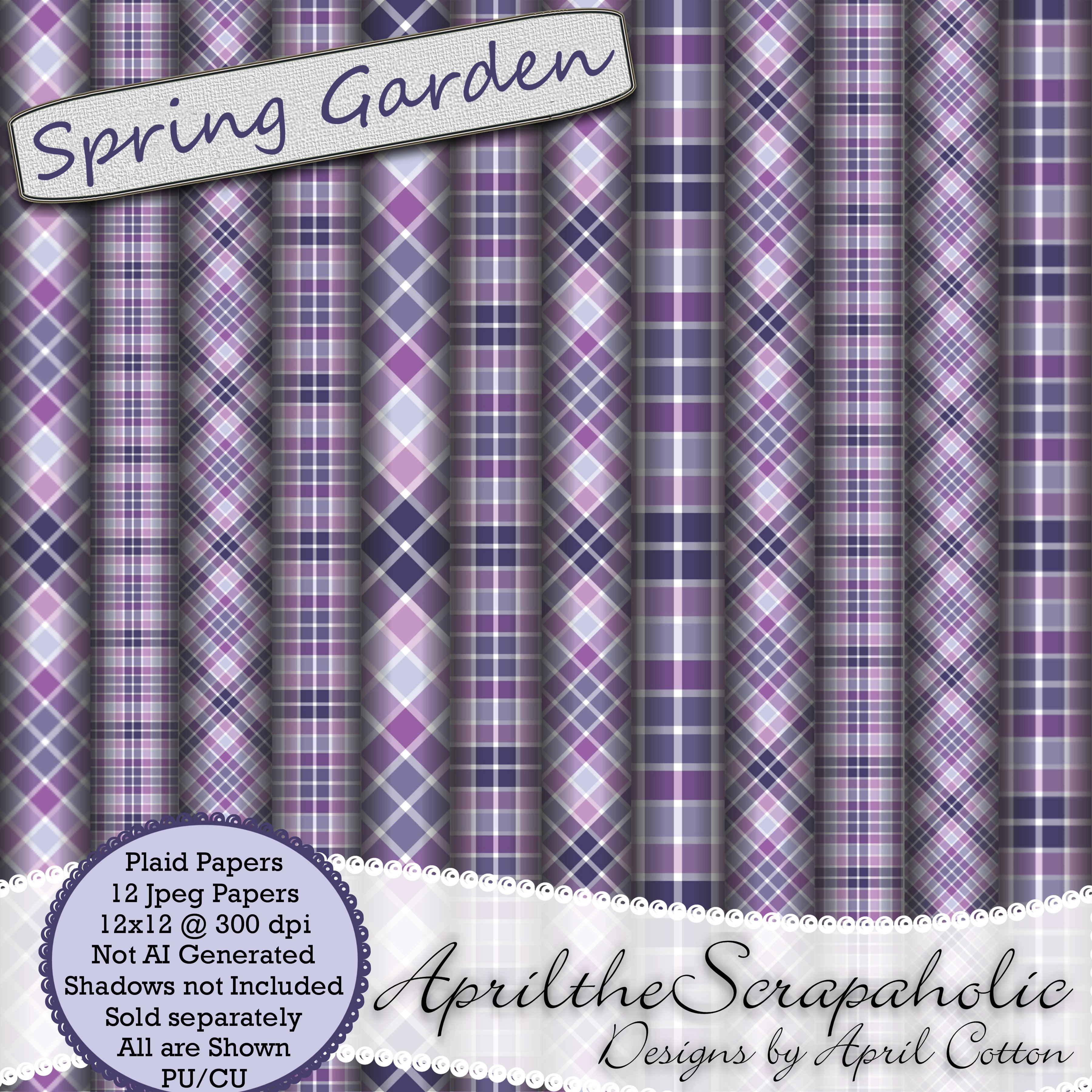 Spring Garden - Plaid Papers - Payhip