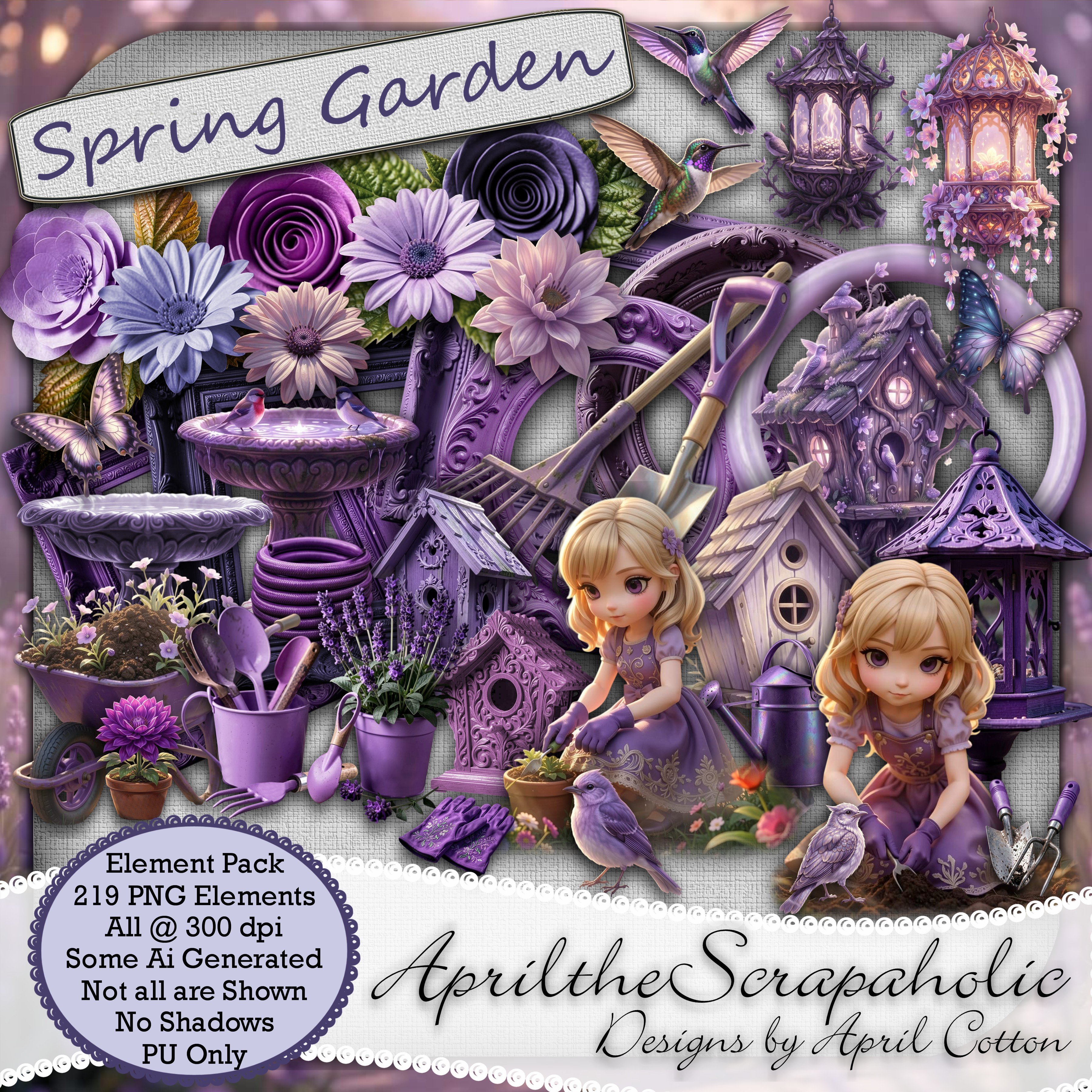 Spring Garden - Element Pack - Payhip