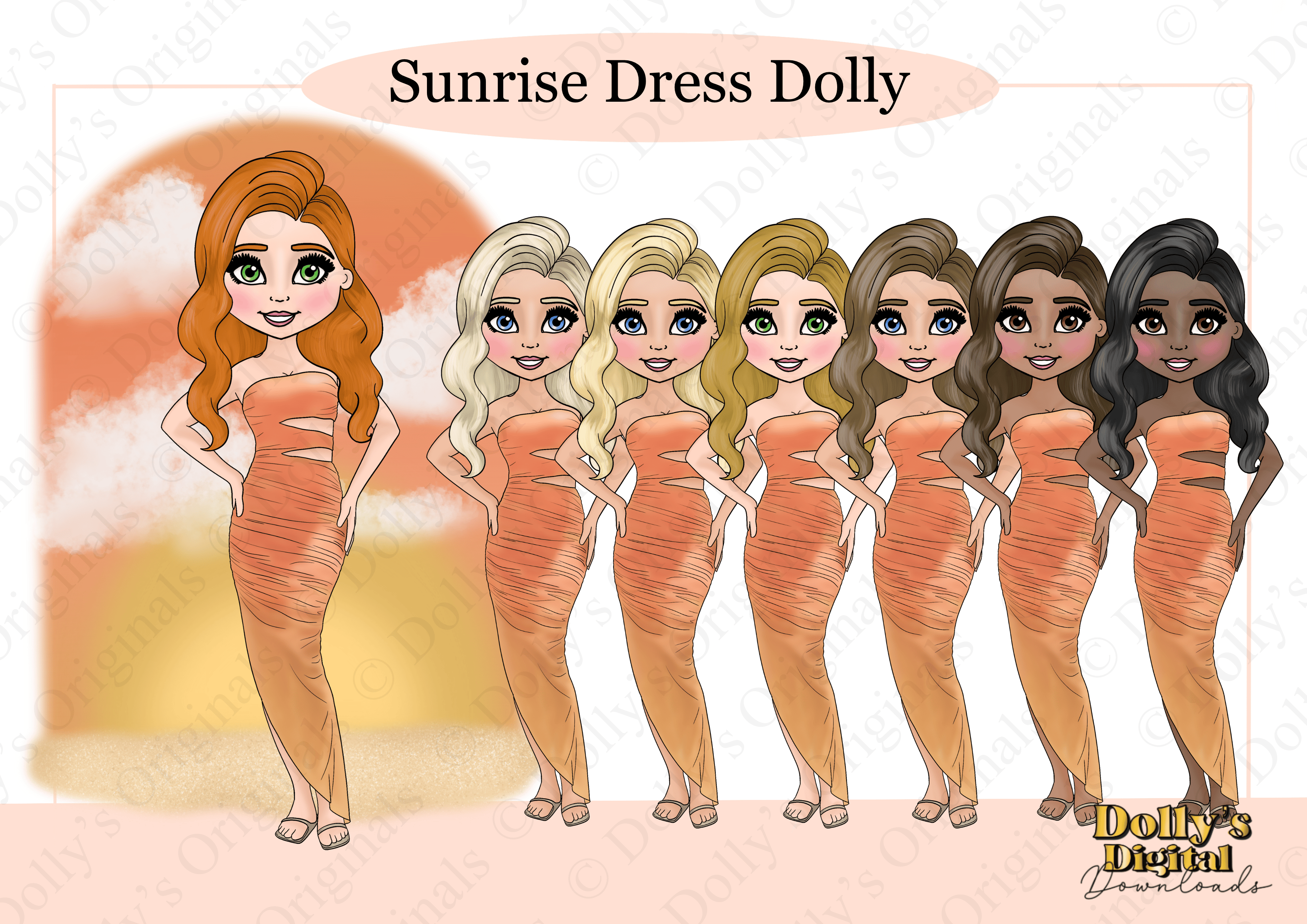Sunrise Dress Dolly - Payhip