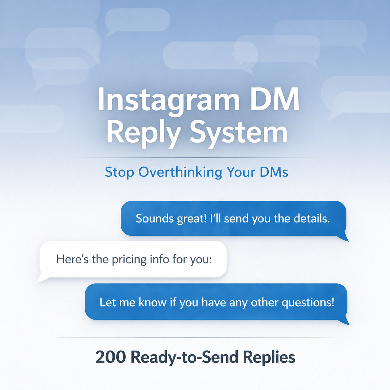 Instagram DM Reply System for Shop Owners