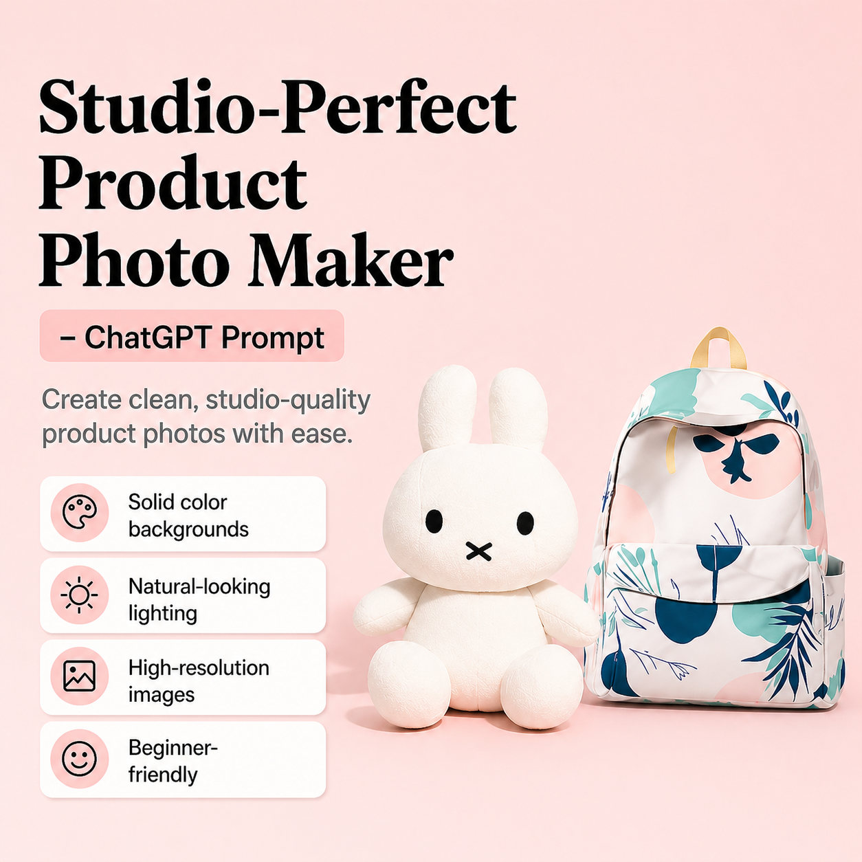 Studio-Perfect Product Photo Maker - ChatGPT Prompt