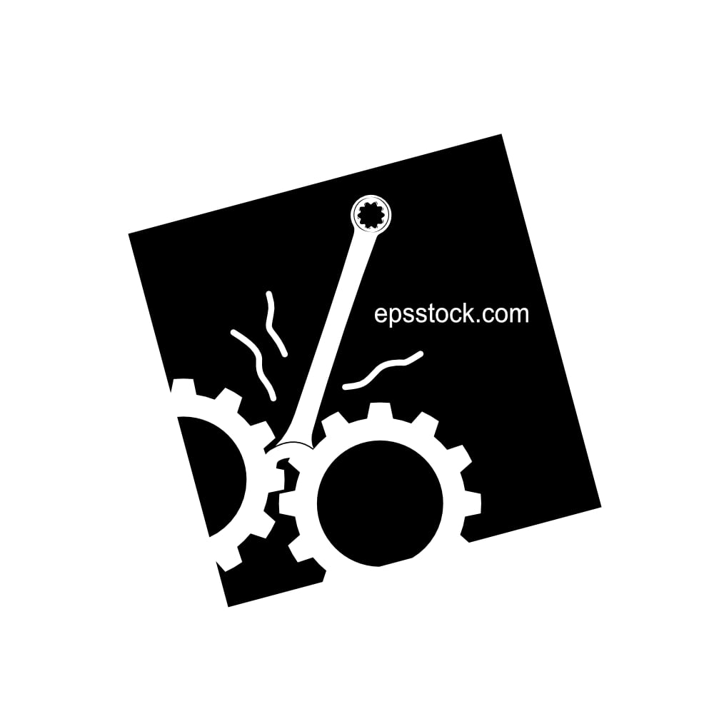 Sabotage logo, black isolated vector silhouette