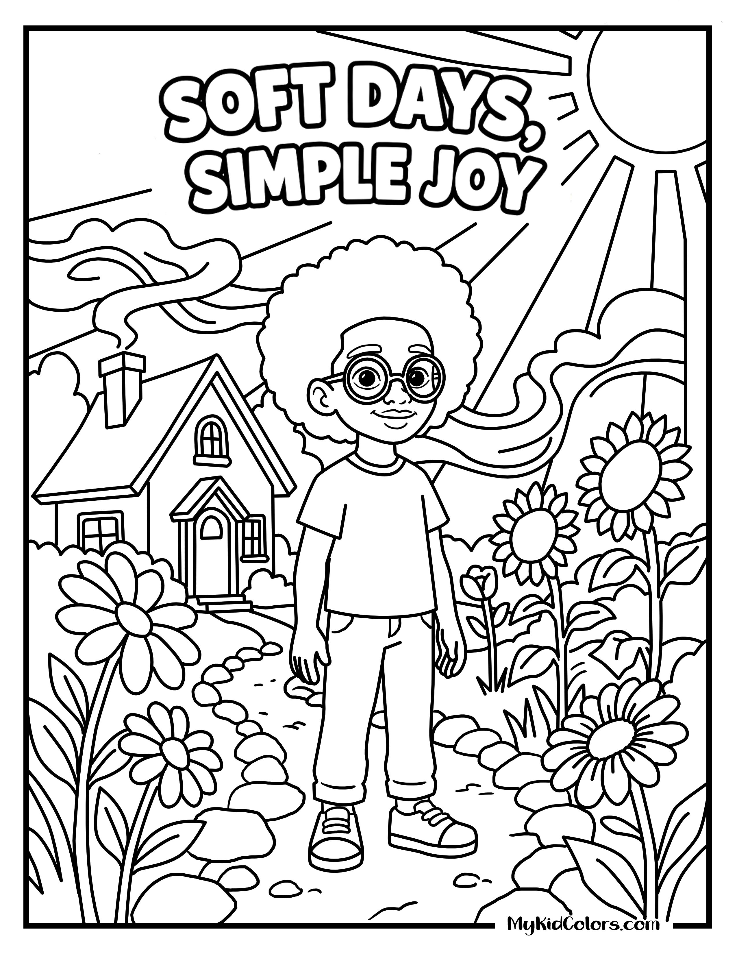 Coloring Pages For Rts Free Hand-Drawn Inclusive Cottagecore Coloring Pages (Printable PDF for ...
