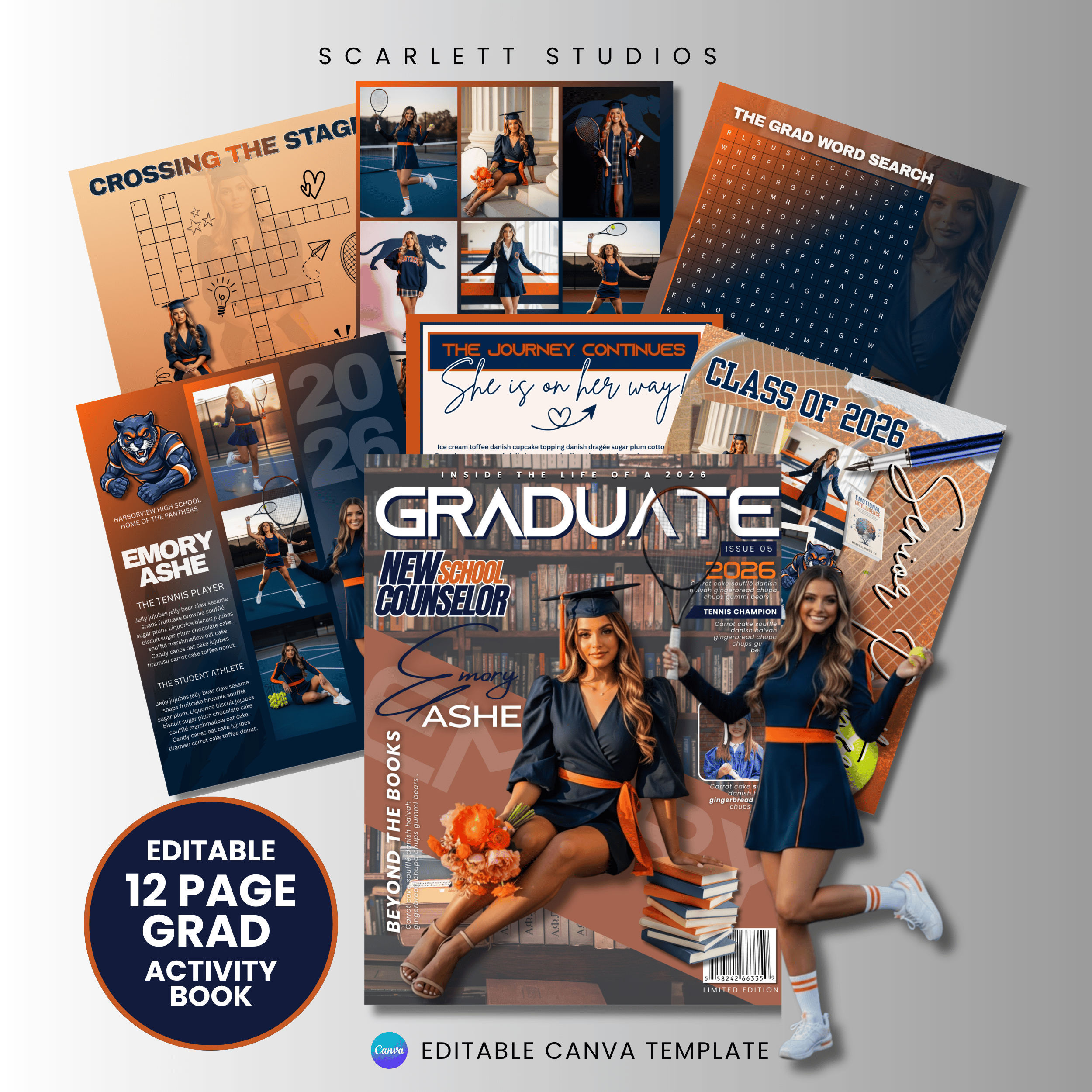 Match Point Grad Activity Book (12 Pages) - Payhip