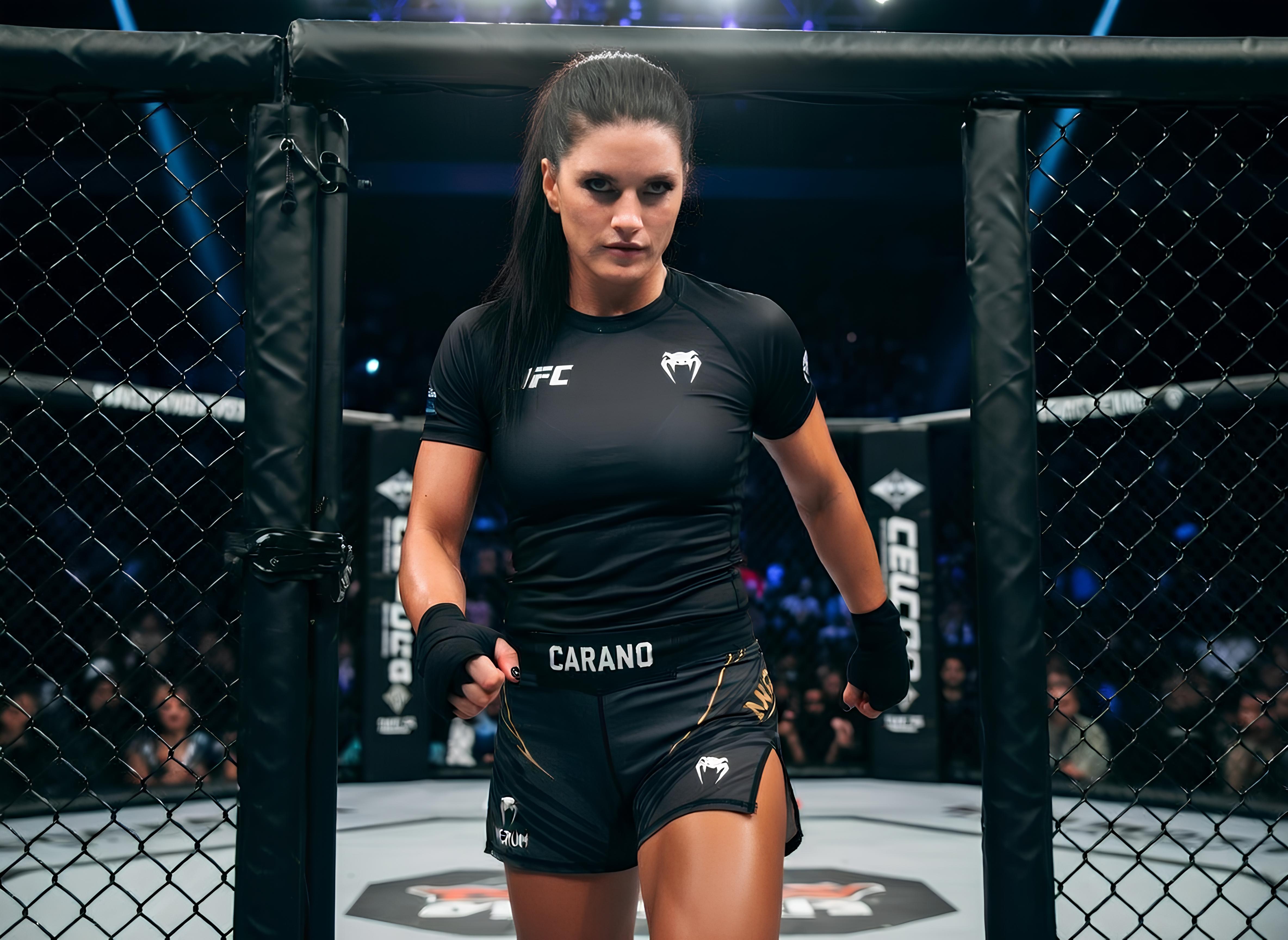 Gina Joy Carano, American actress, television personality, fitness model, and former mixed martial artist (MMA)