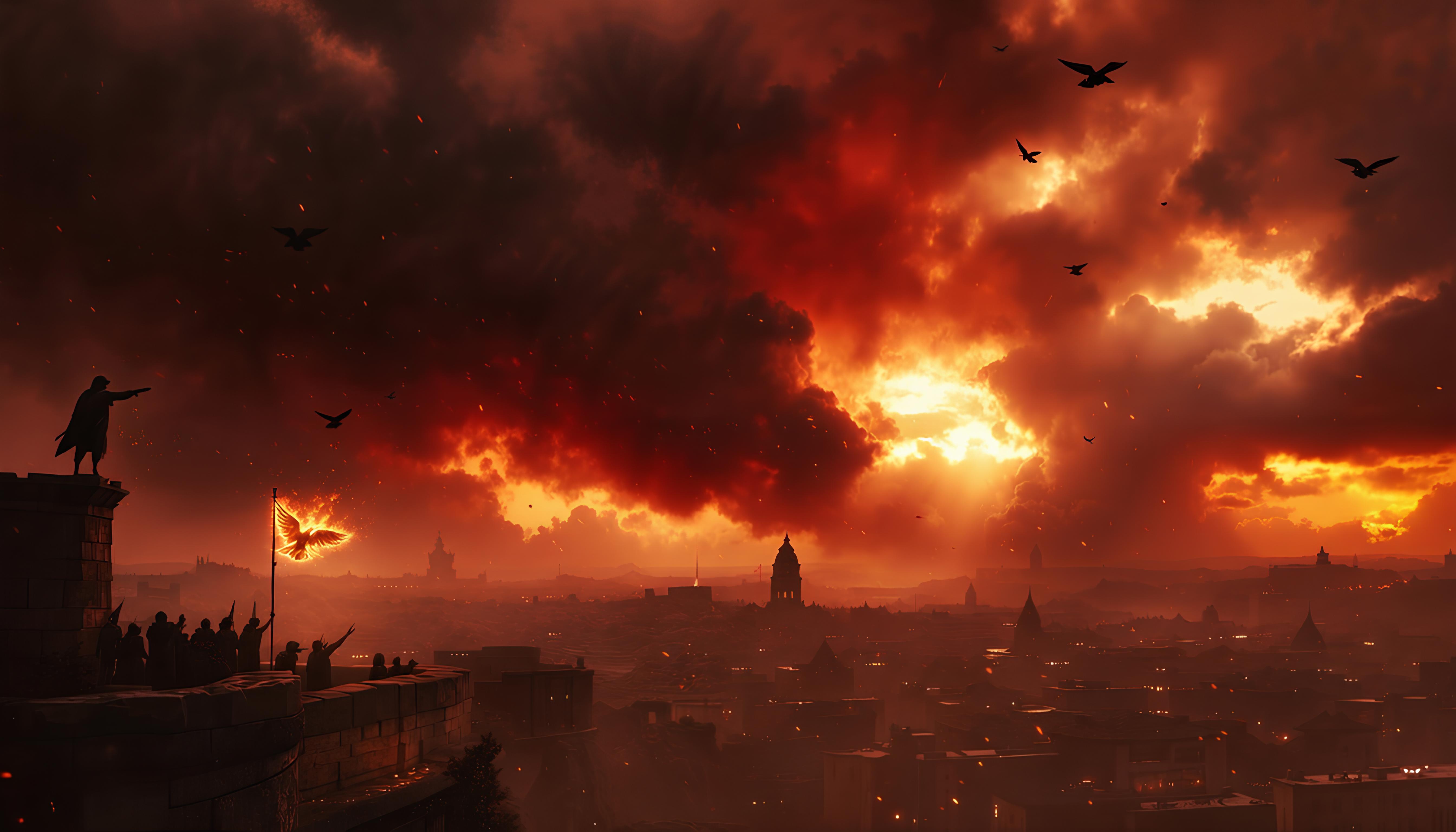 London is burning, again