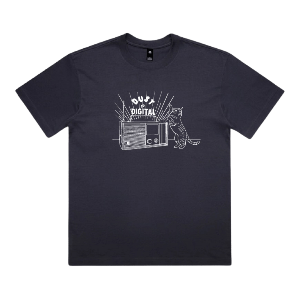 Dust-to-Digital Radio Cat Tee