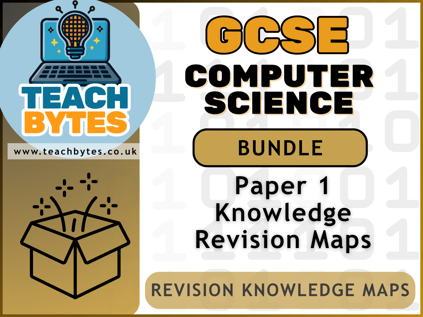 GCSE Computer Science Paper 1 Knowledge Revision Maps (OCR J277) π¦Bundle