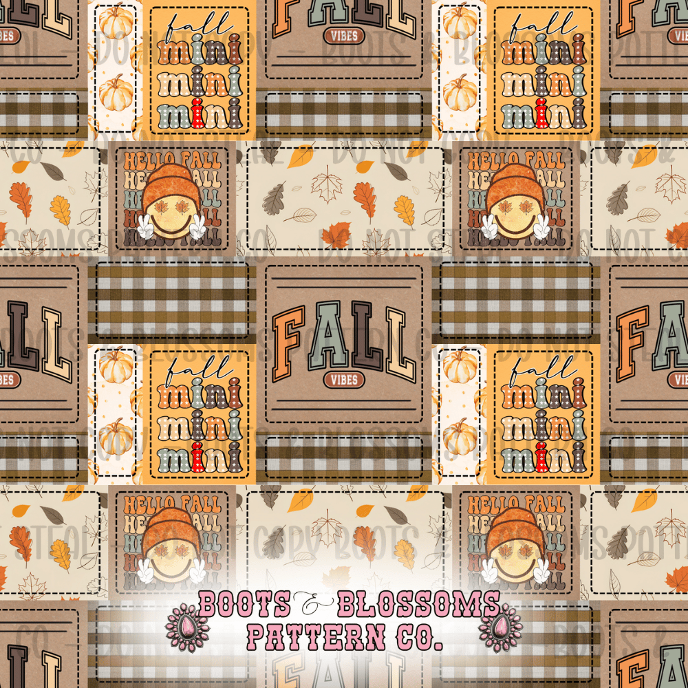SET Fall Vibes Patchwork Seamless - Payhip