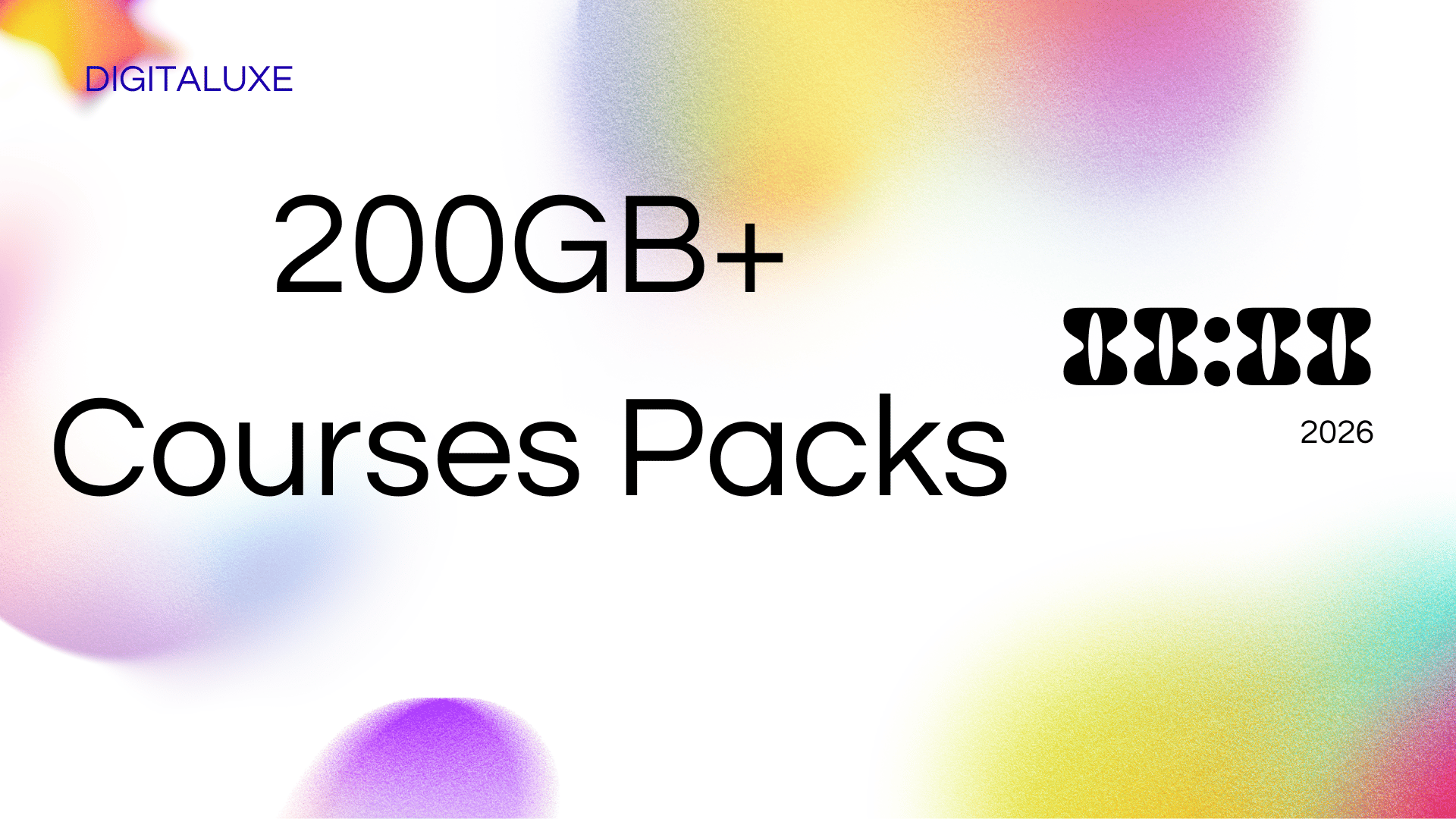 2000GB Courses Packs