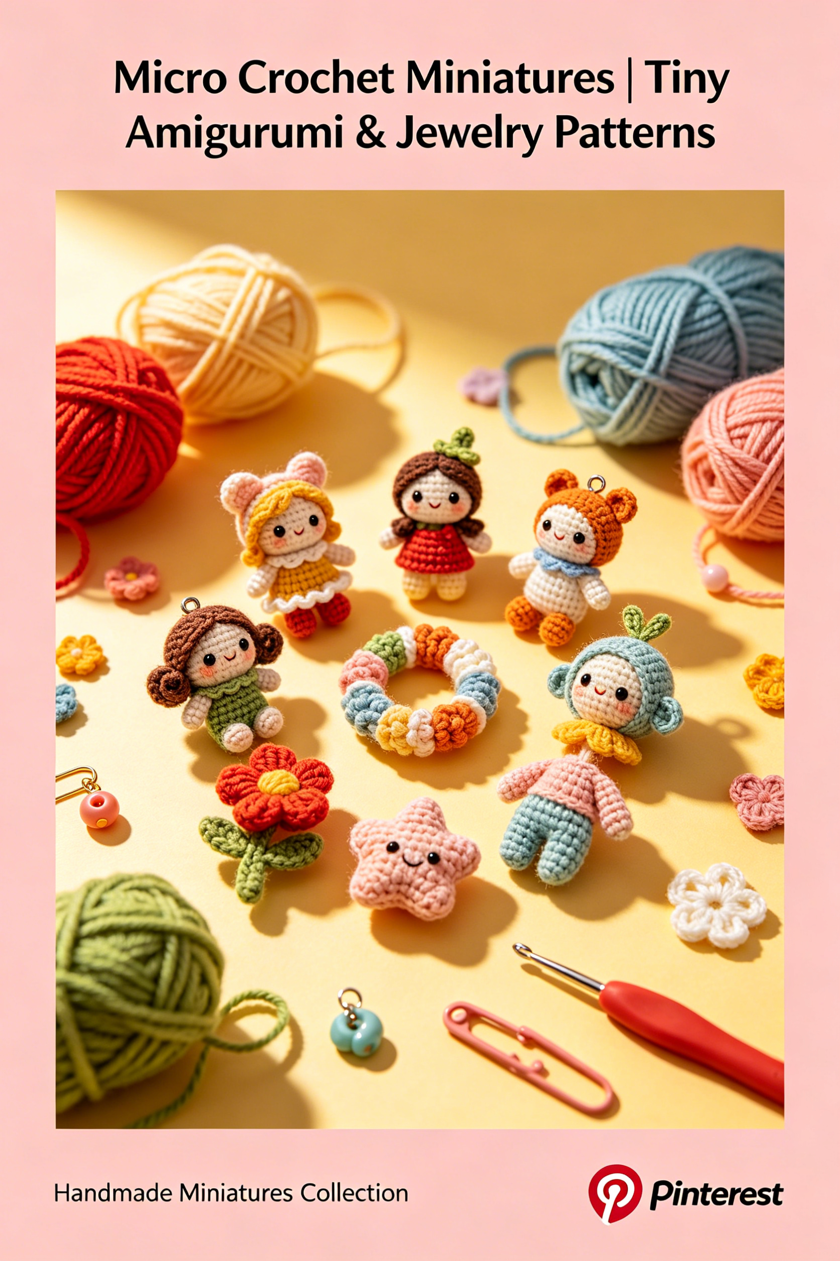 Handmade Micro Crochet Jewelry & Mini Plush Amigurumi Patterns - Payhip