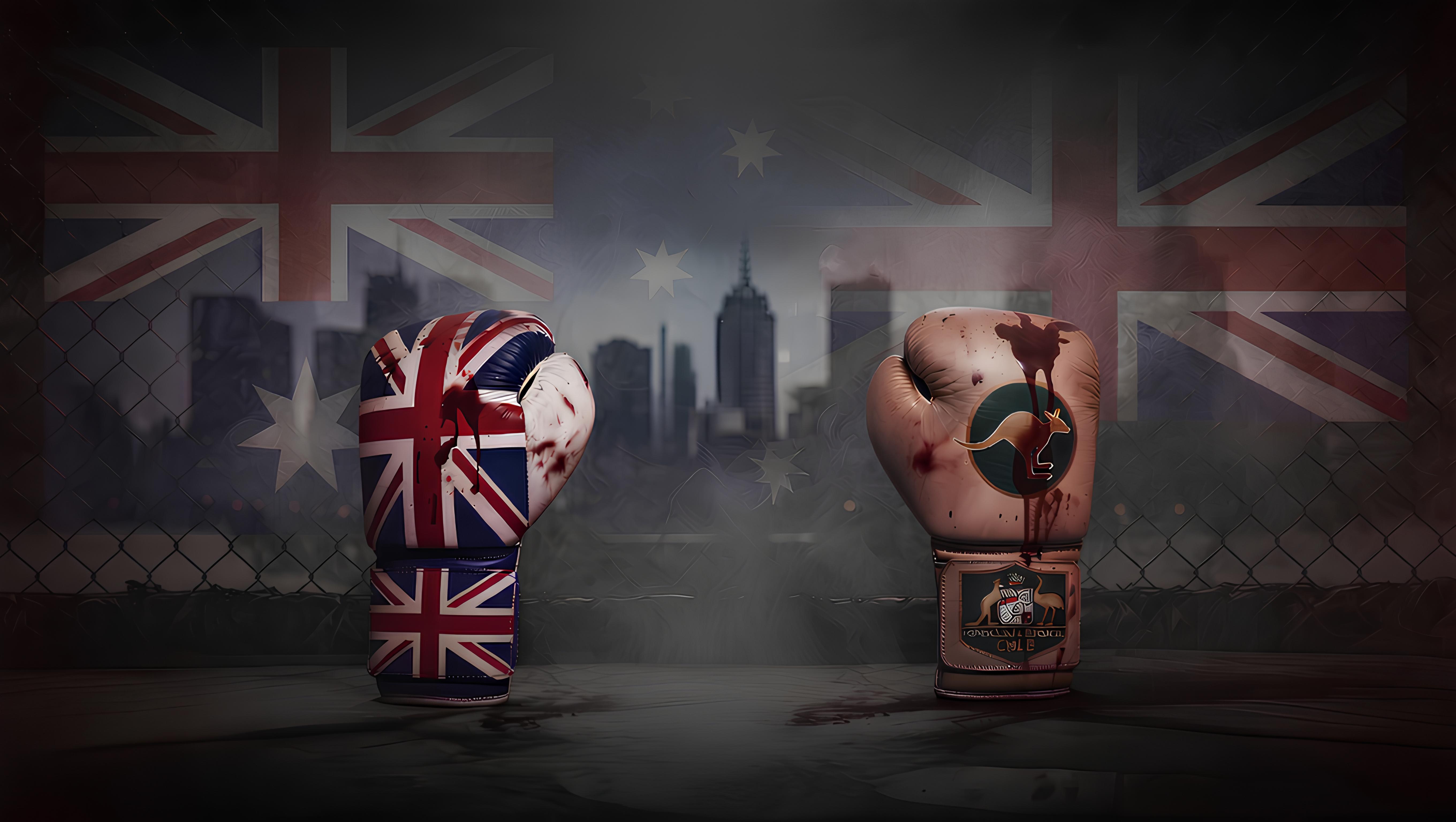 Australia and England battling it out against each other