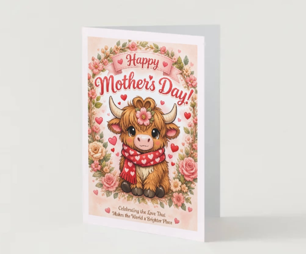 Sweet & Cozy Mother’s Day Card 💕 Printable Gift Idea