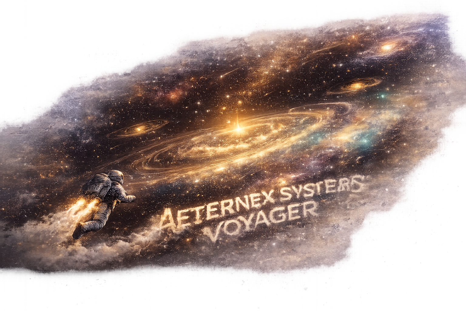 Aeternex Systems promotional image of Aeternex Systems Voyager searching the digital universe for digital education