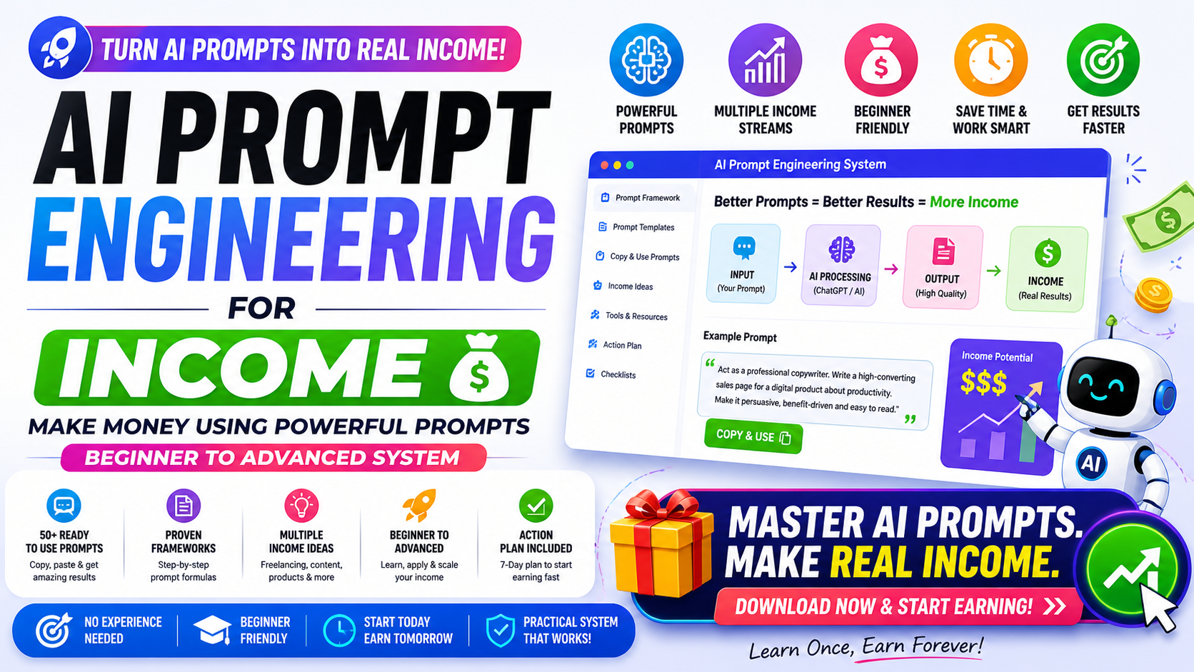 AI Prompt Engineering for Income 2026 Make Money Using Powerful Prompts ...