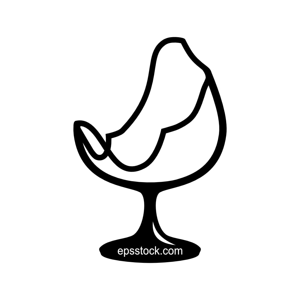 Broken wine glass, black isolated vector silhouette
