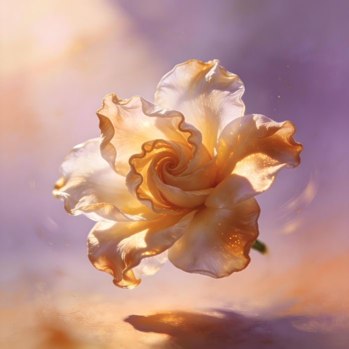 White Flower, Art, Abstract, Digital Art, Wallpaper - Ai Generated
