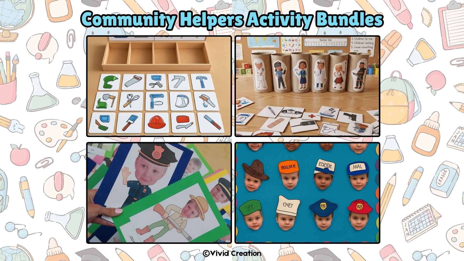 Community Helpers Bundle Activity - Payhip
