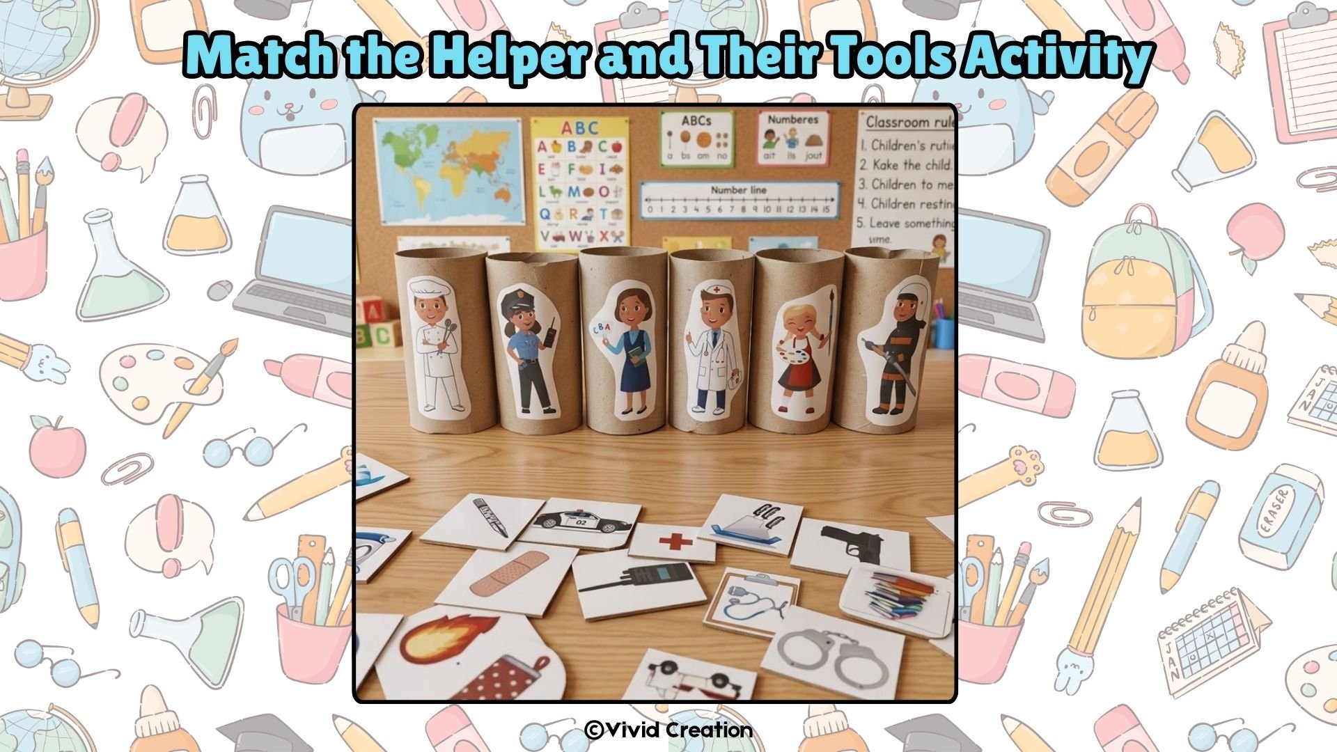 Match the Helper and Their Tools Activity - Payhip