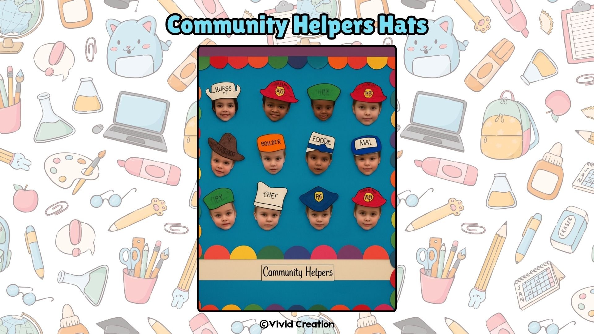 Community Helpers Hats Activity - Payhip