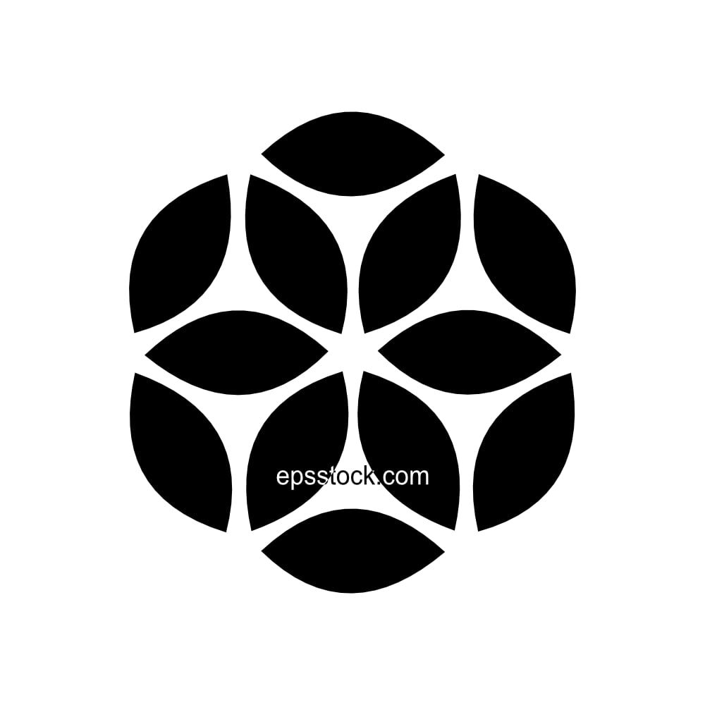 leafs logo, black isolated vector silhouette