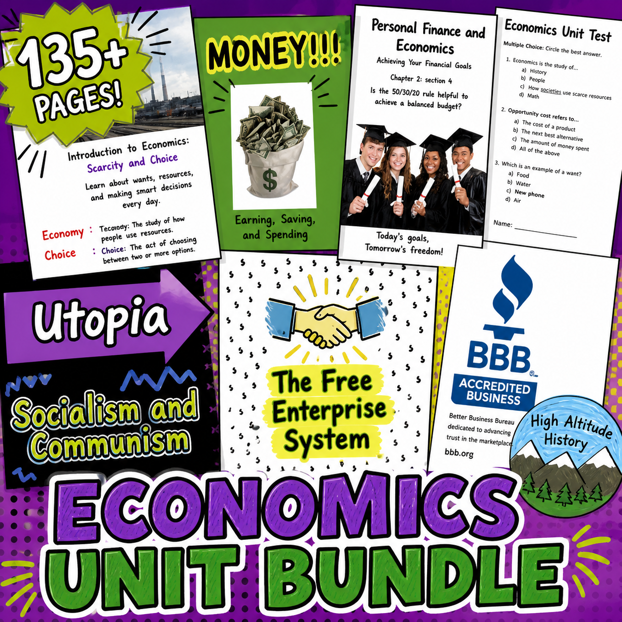 Economics Unit Bundle (Government)