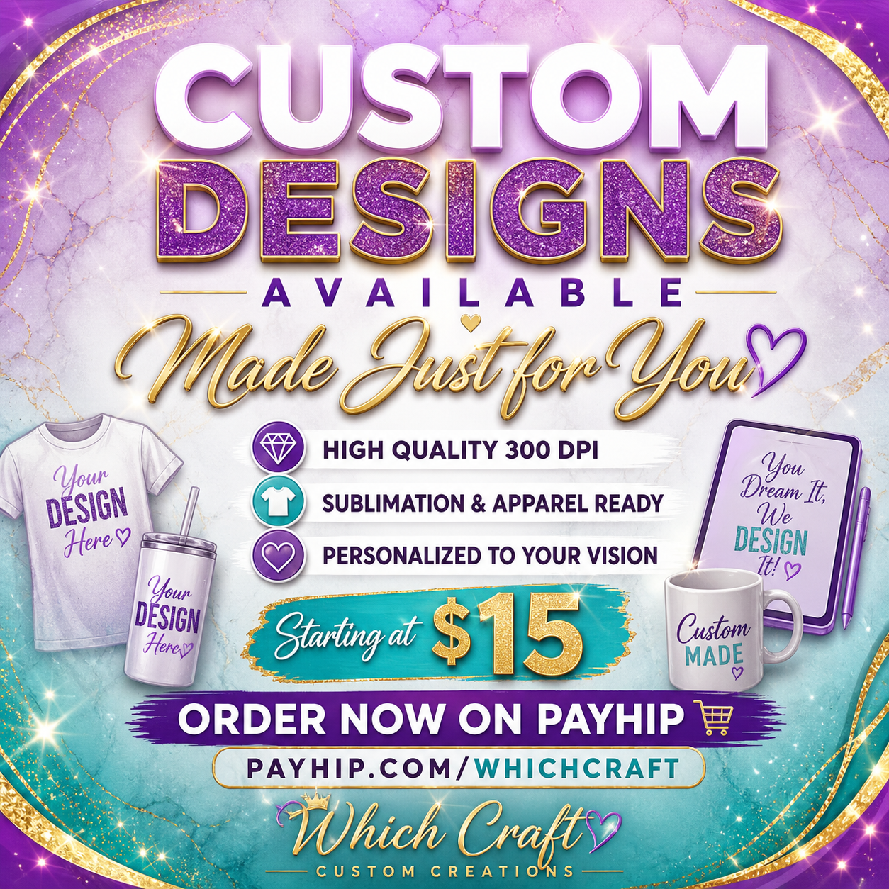 Custom Design Request - Payhip