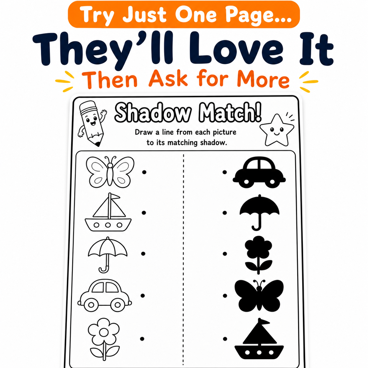 Shapes Made Easy! 20 Printable Coloring Worksheets for Ages 3–6