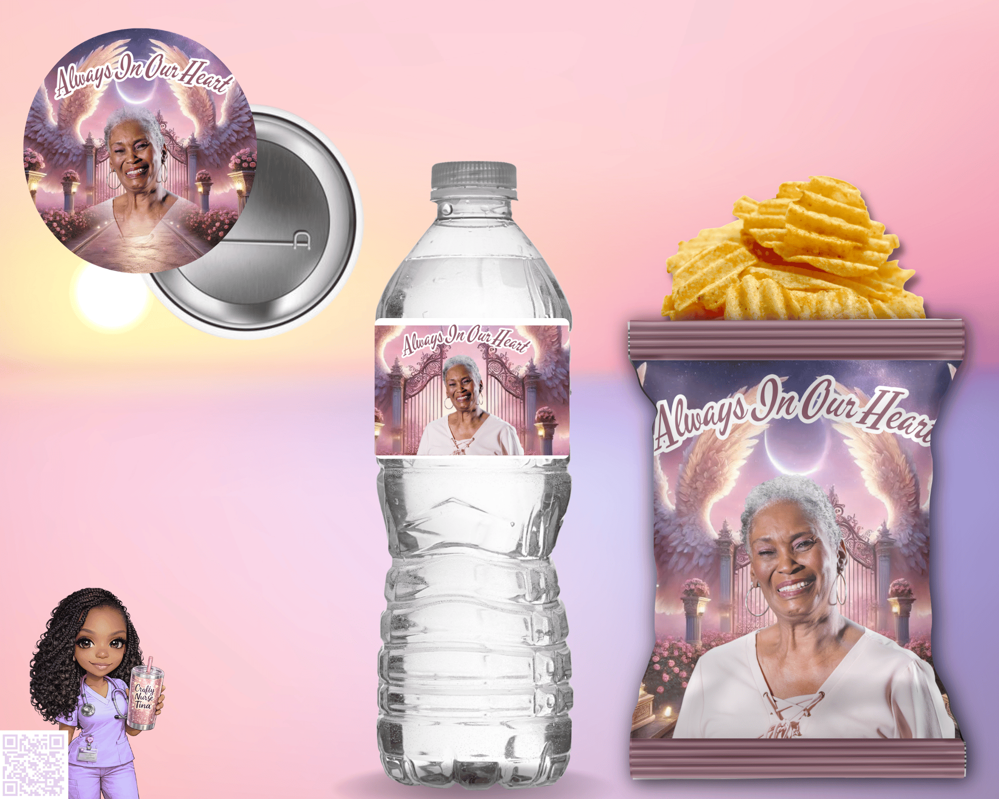 Purple and Pink Memorial Bundle - Payhip