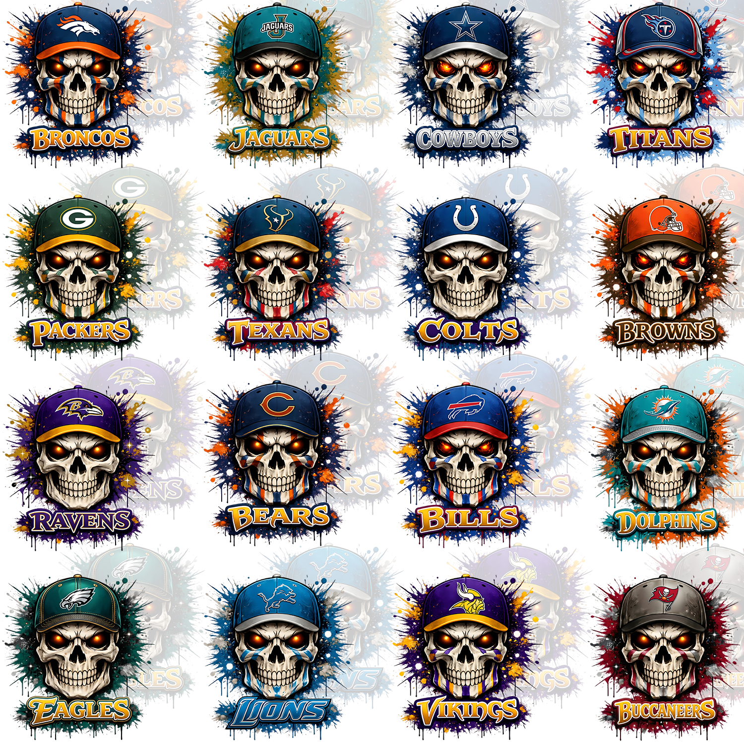 32 New skull NFL design - Payhip