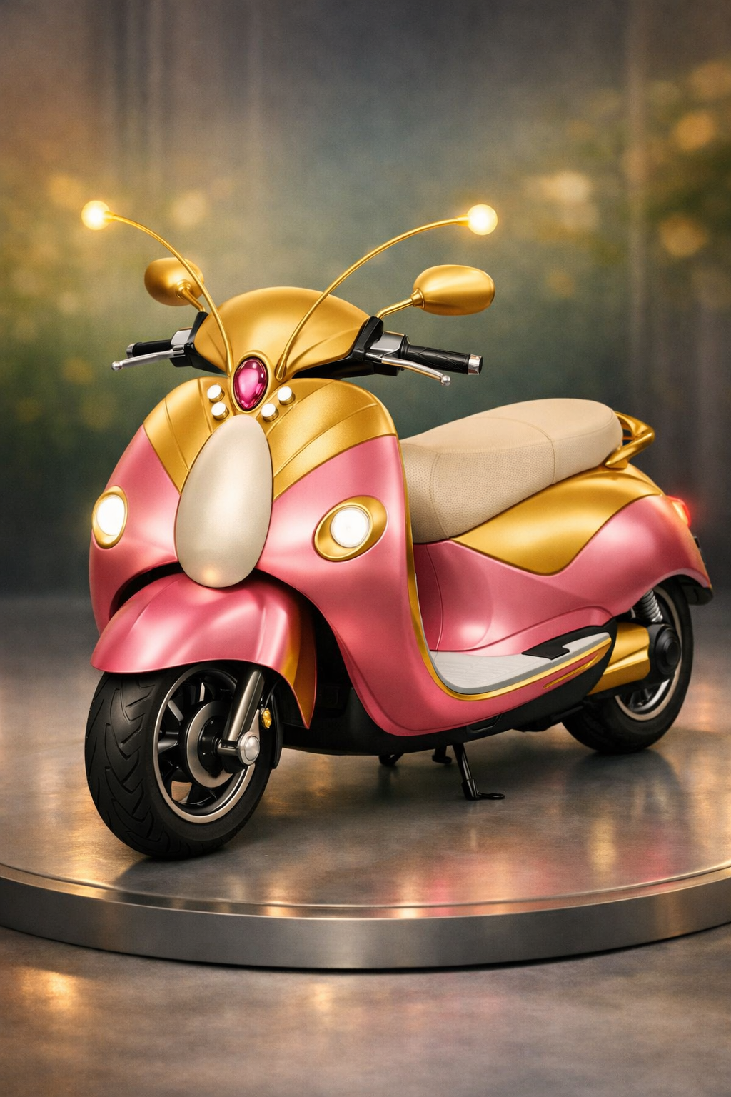 Vespa elettrica - idea di mobilità artistica -