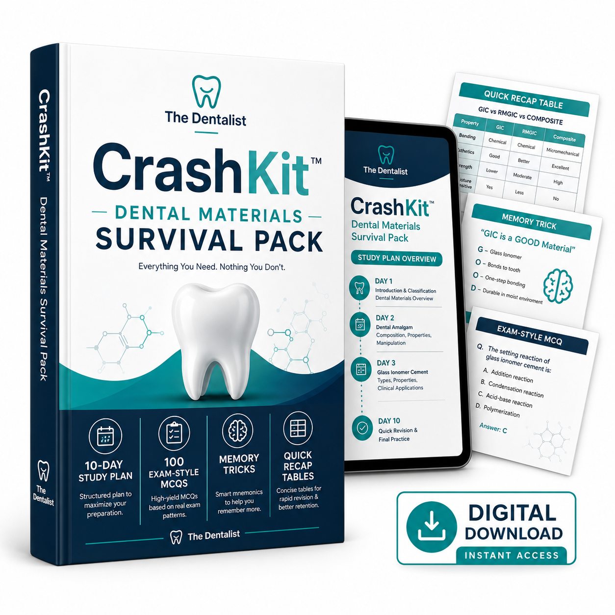 Pass Dental materials exam