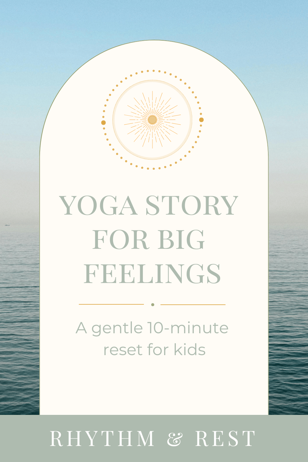 Yoga story for big feelings - a gentle 10 minute reset for kids