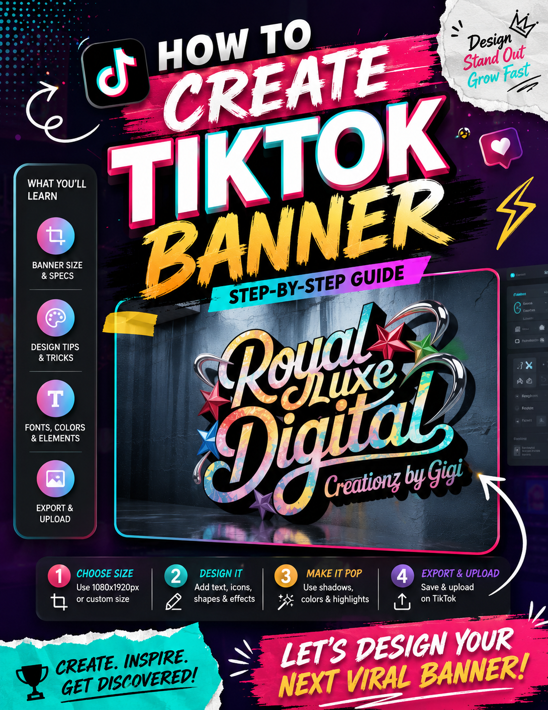 TikTok Banner How To Sheet Beginner Friendly Guide Payhip TikTok Banner How To Sheet Beginner Friendly Guide Payhip