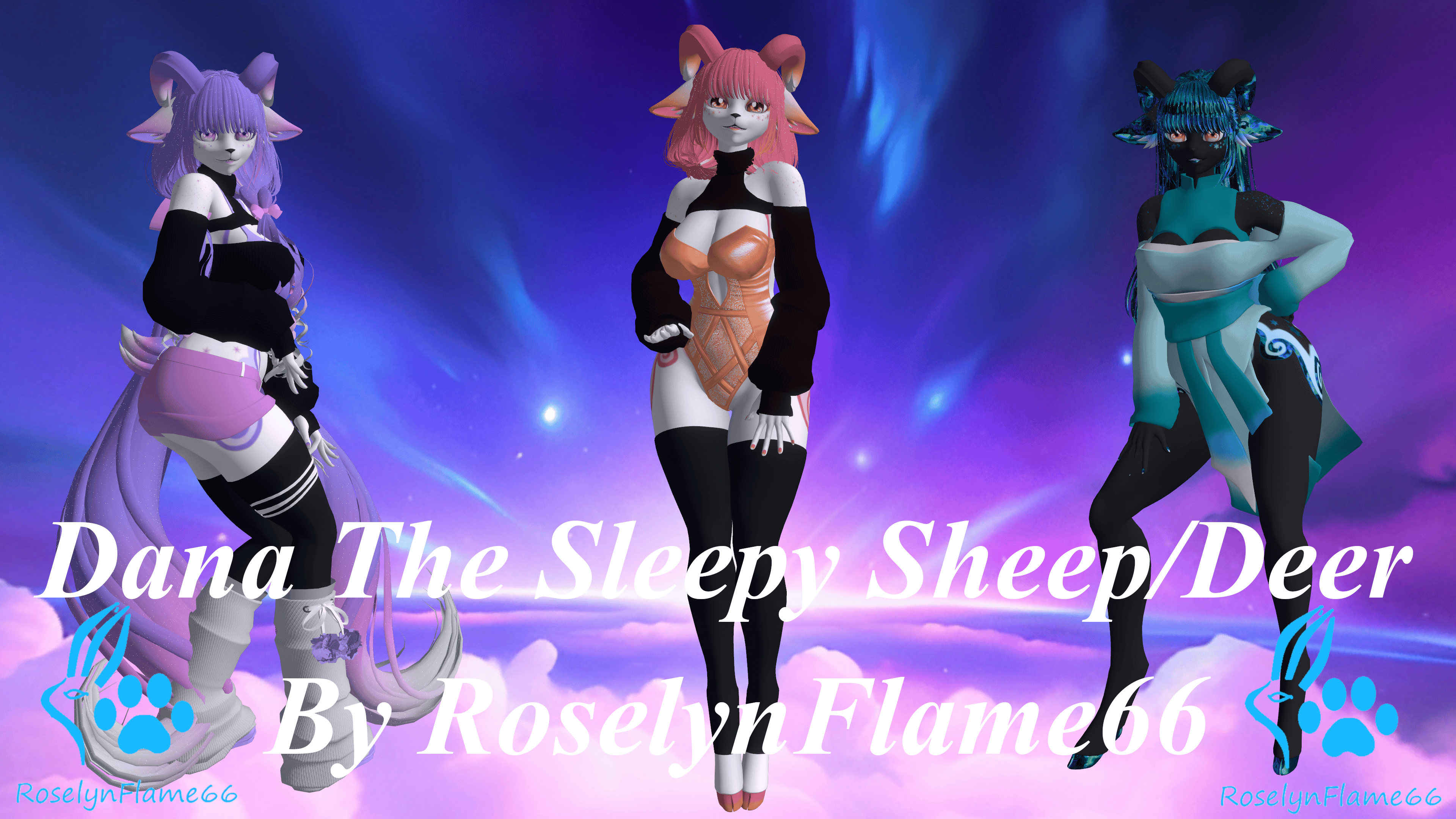 18 only! Dana the Sleepy Sheep/Deer Furality Somna VRChat Avatar - Payhip