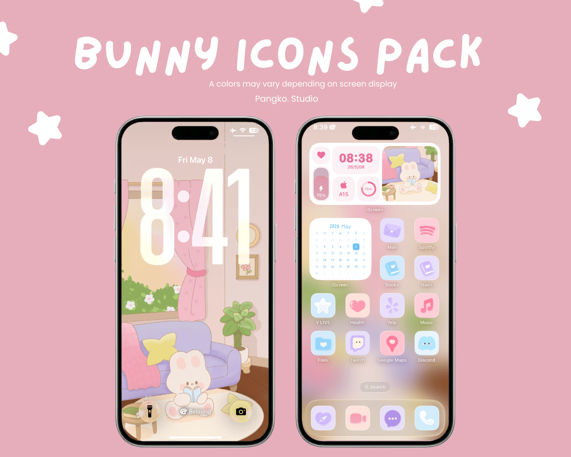Cozy Bunny app icons & wallpapers - Payhip