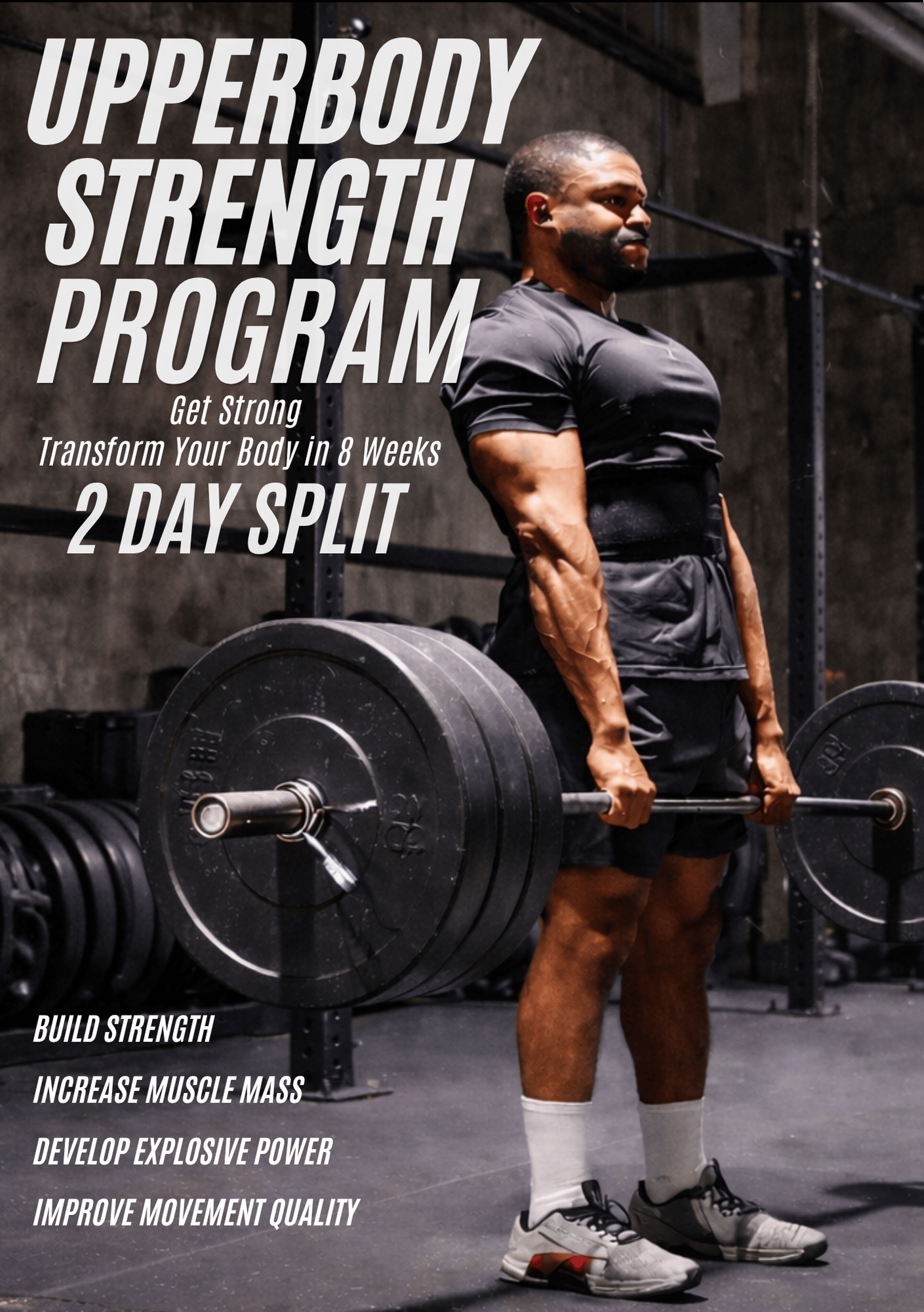 Upper Body Strength Program (8 Week - 2 Day Split) - Payhip
