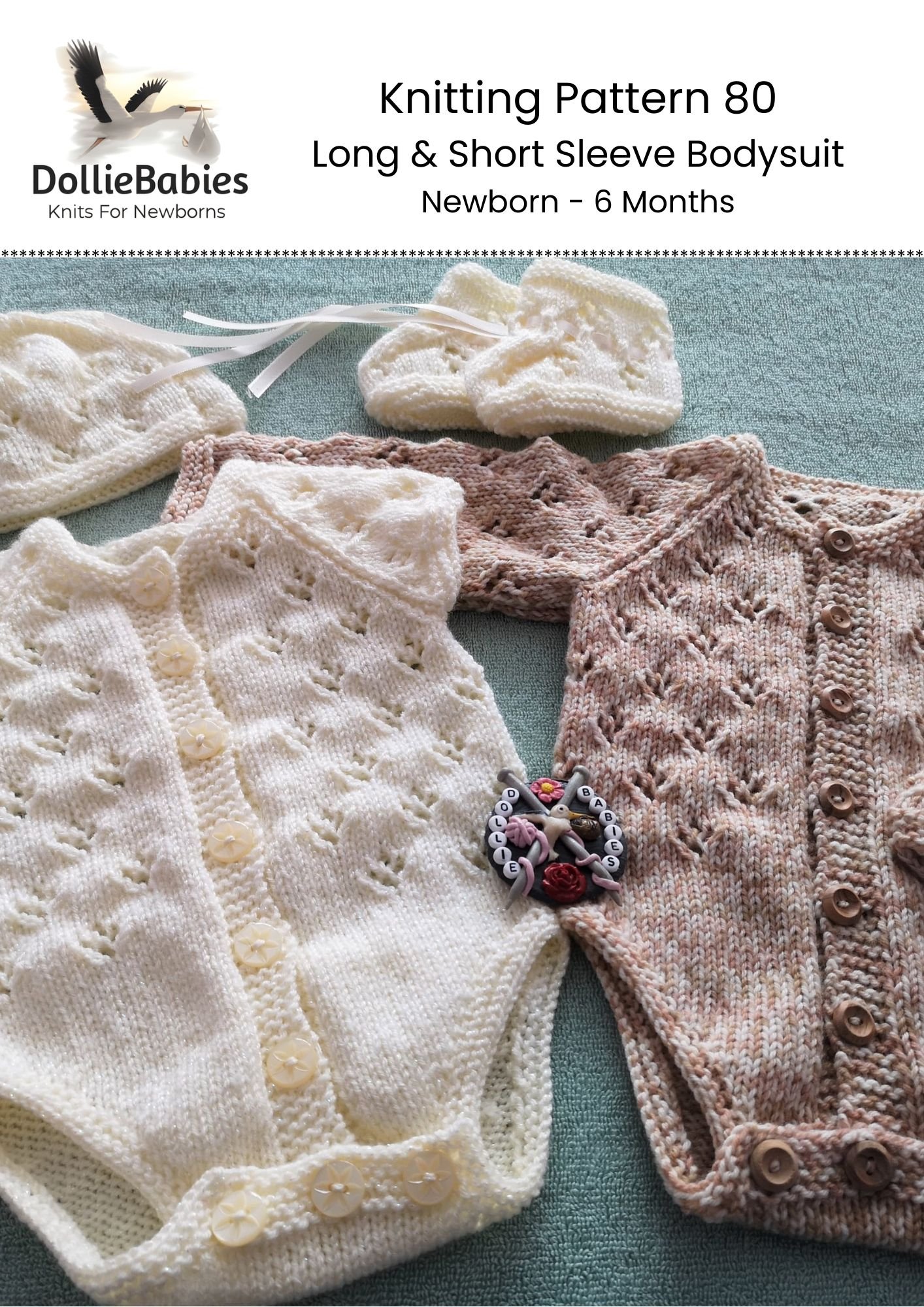 80. Long and Short Sleeve Bodysuit Knit Pattern (PDF Download) - Payhip