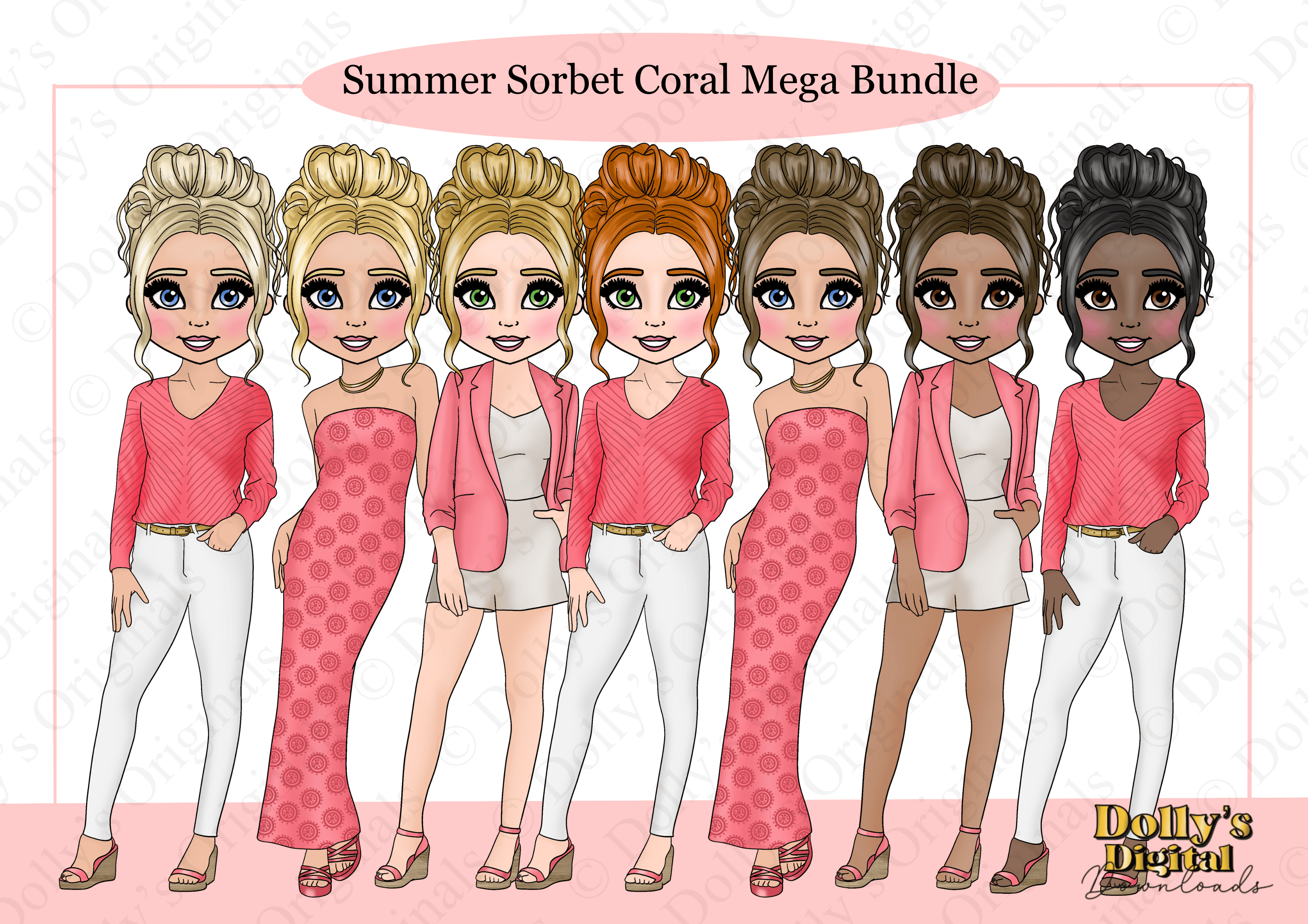 Summer Sorbet Coral Mega Bundle - Payhip