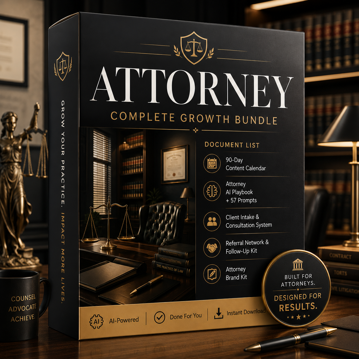 Attorney Growth Bundle product mockup