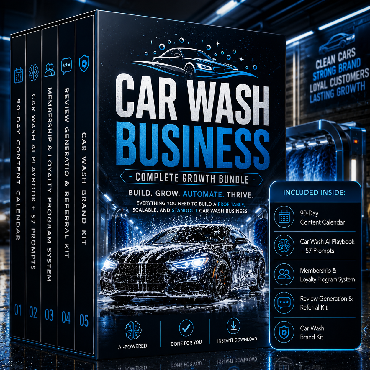 Car Wash Growth Bundle product mockup