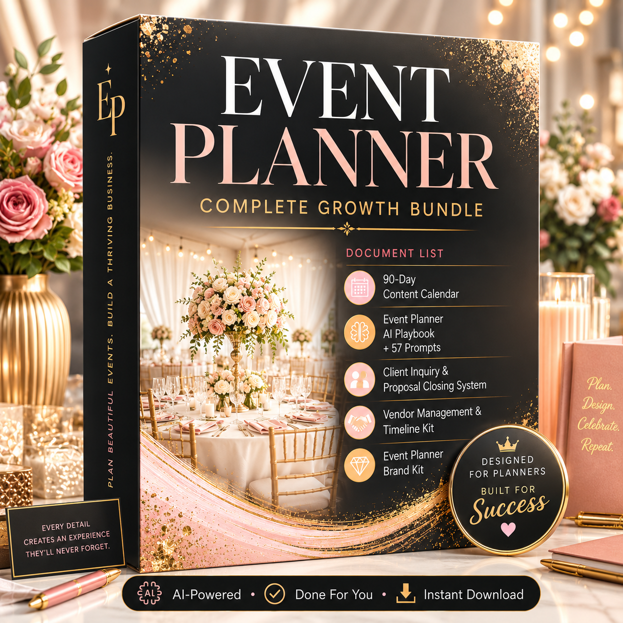 Event Planner Growth Bundle product mockup