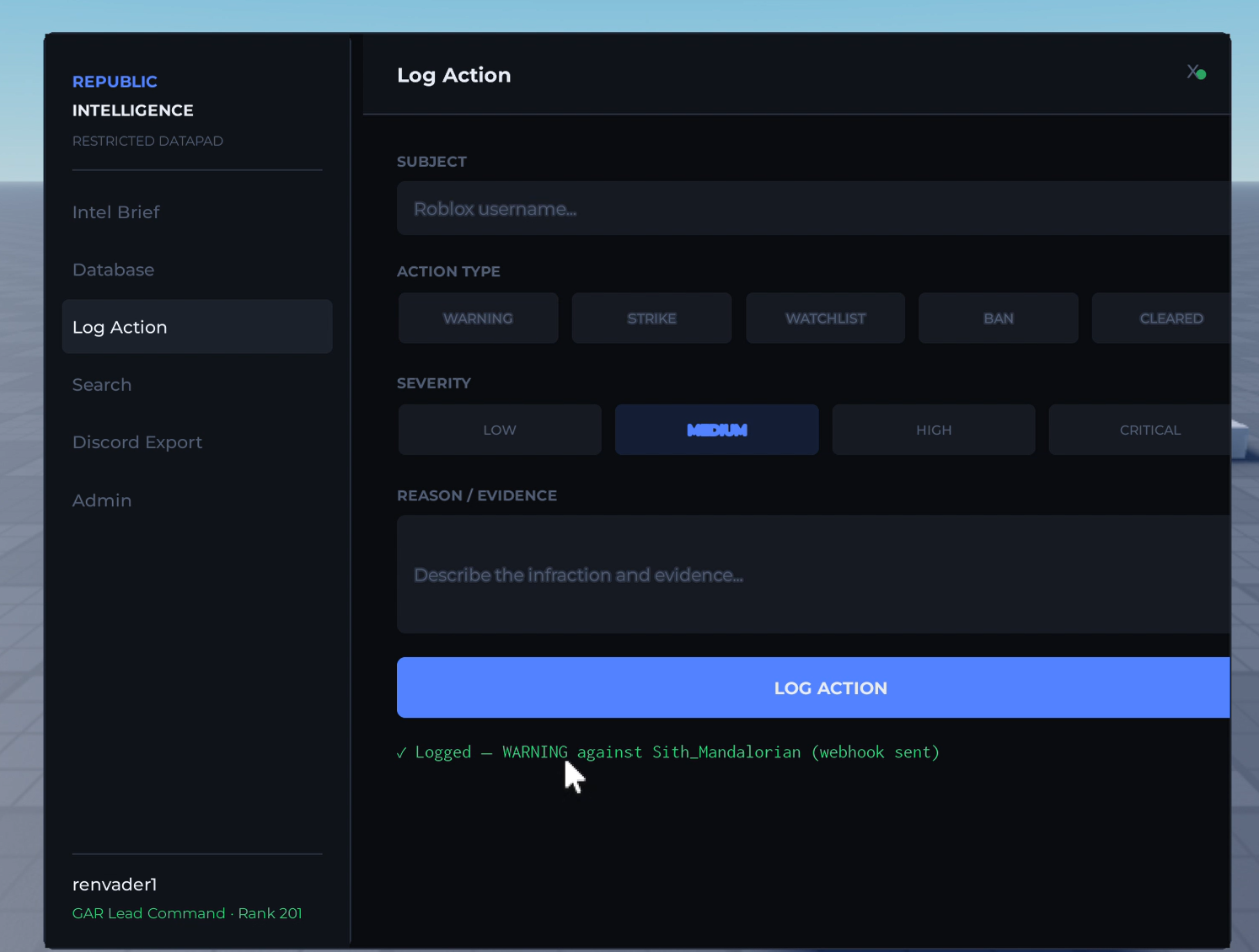 Intelligence Datapad System - Payhip