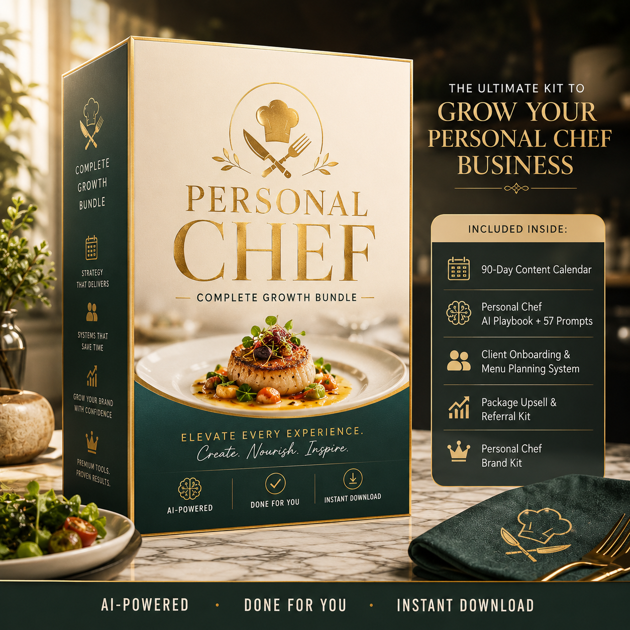 Personal Chef Growth Bundle product mockup