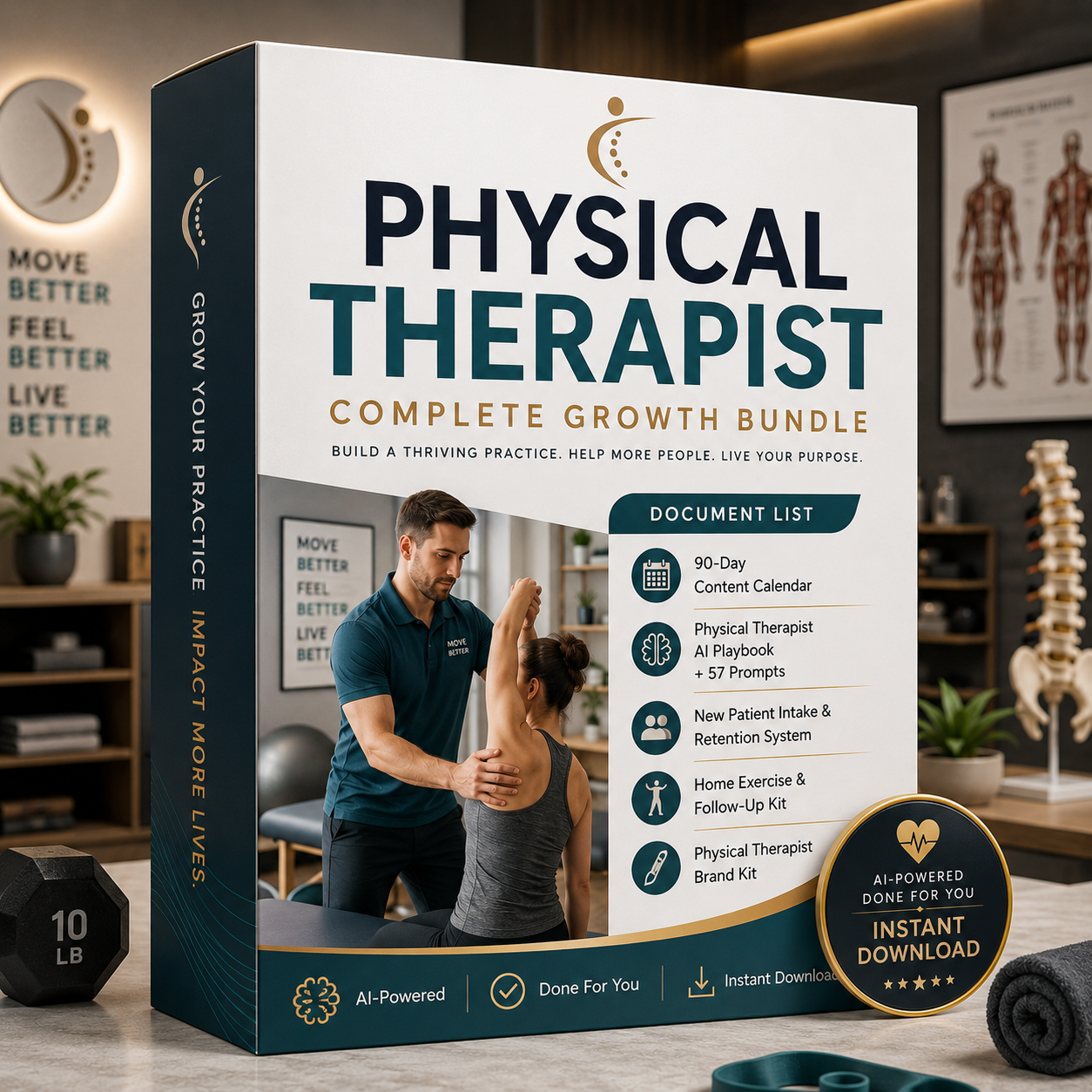 Physical Therapist Growth Bundle product mockup