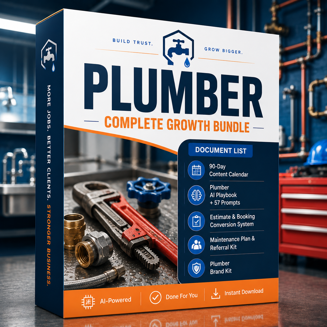 Plumber Growth Bundle product mockup