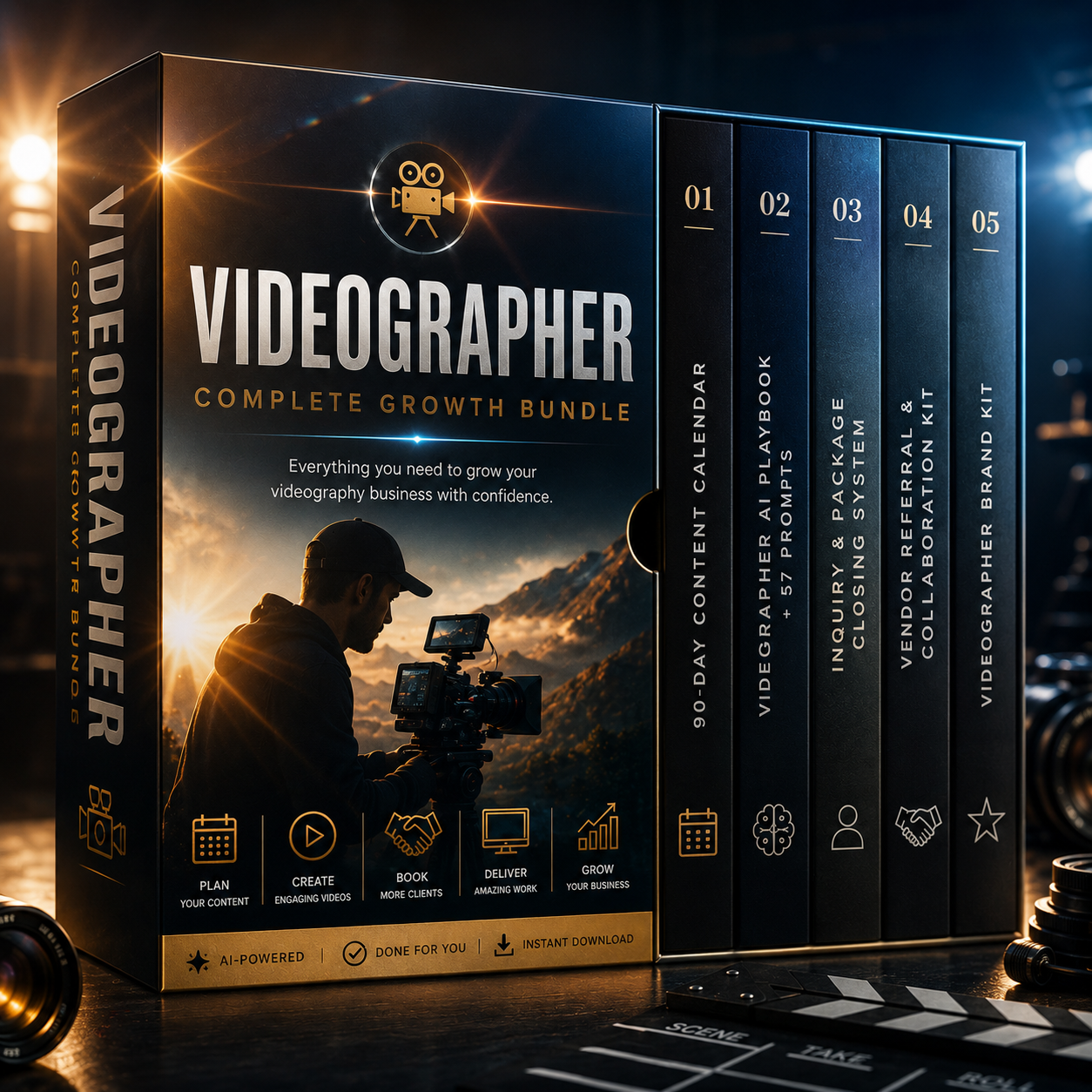 Videographer Growth Bundle product mockup