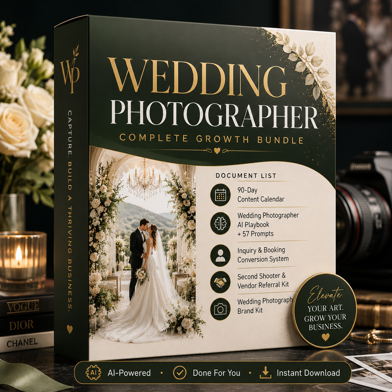 Wedding Photographer Growth Bundle product mockup